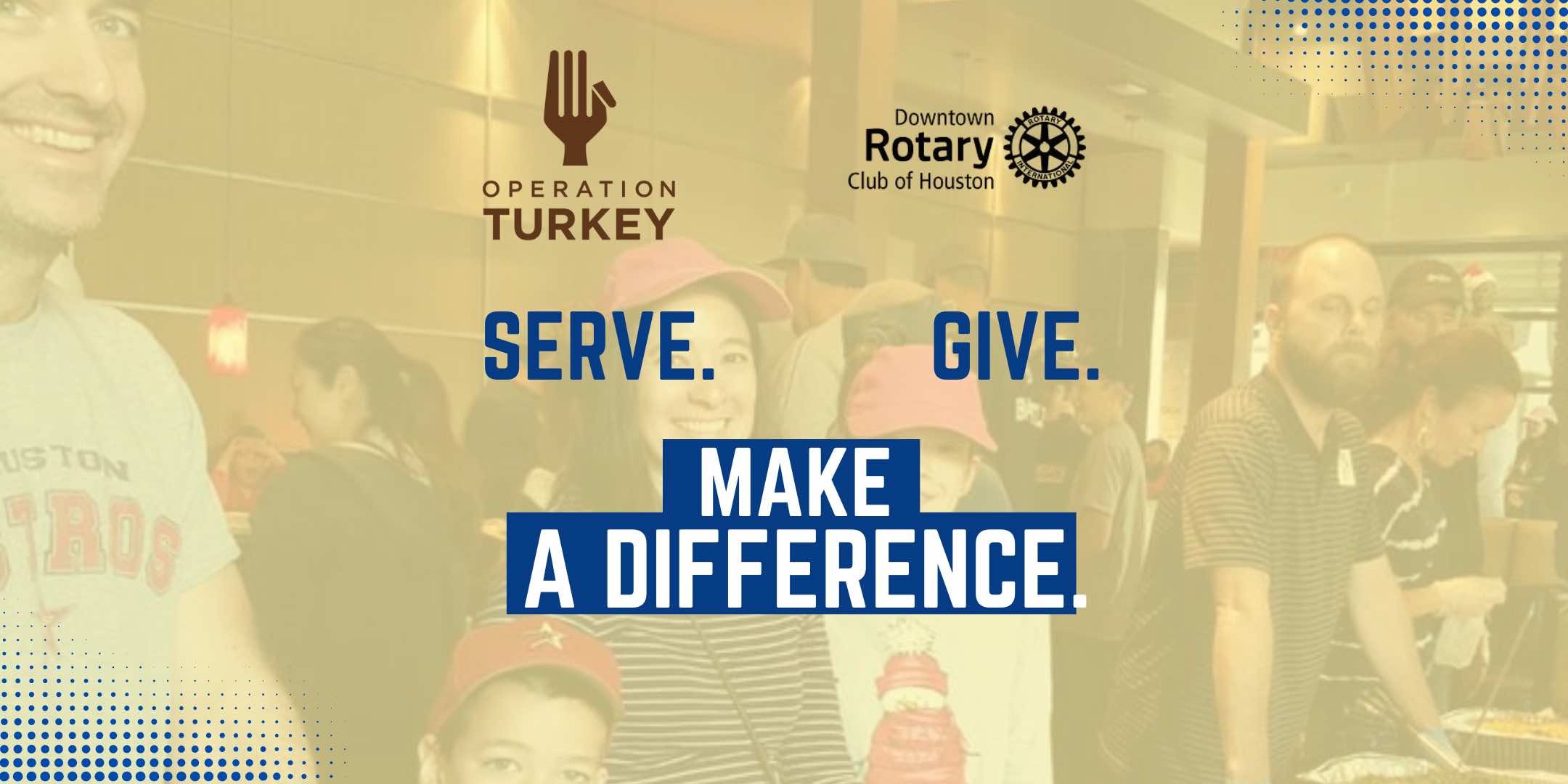 Downtown Rotary Service Opportunity with Operation Turkey