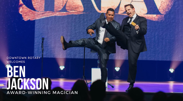 Downtown Rotary Club of Houston Award-Winning Magician Ben Jackson 