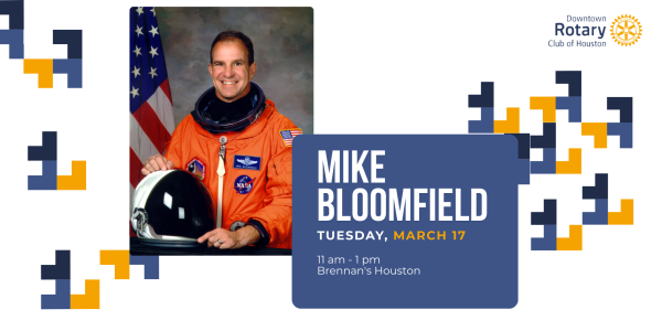 Lunch with NASA Astronaut Mike Bloomfield