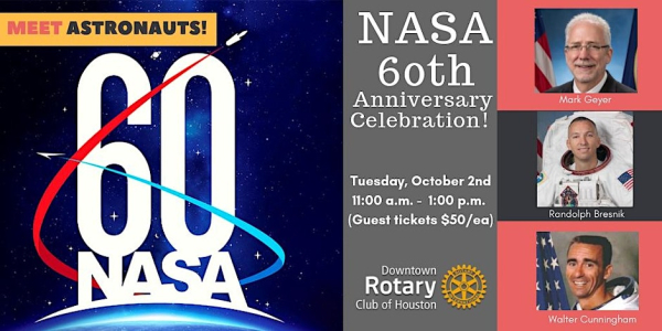 NASA Director and Astronauts at Downtown Rotary Club